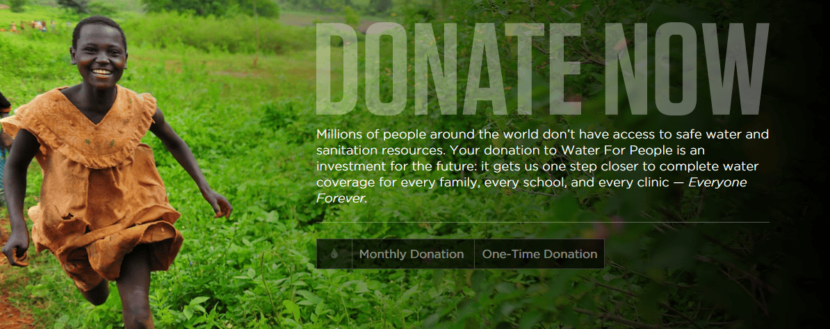Donate Water For People