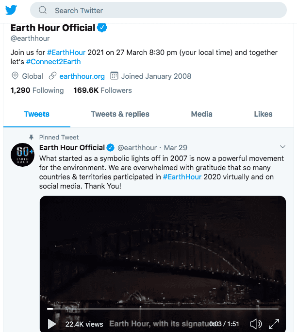 WWF Earth Hour