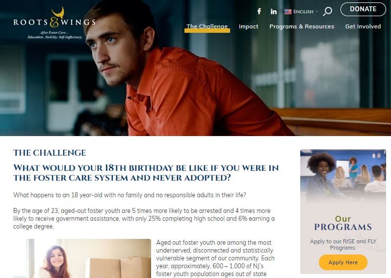 the challenge page roots and wings