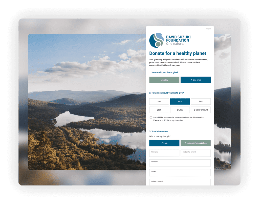 Nonprofit Website - David Suzuki Foundation