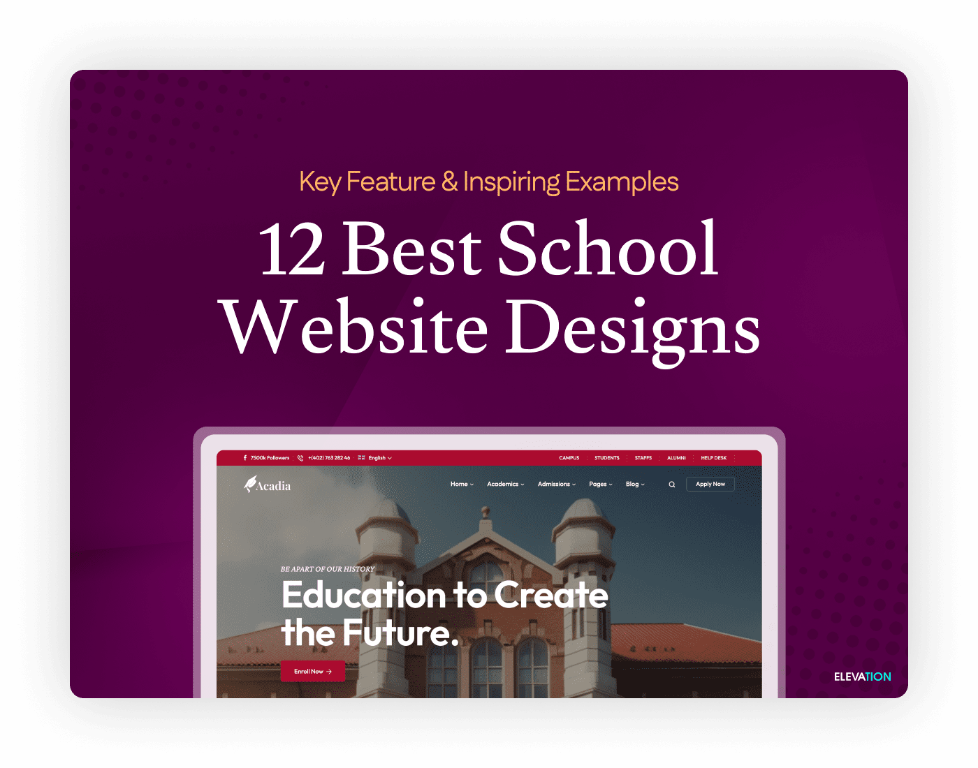 12 Best School Website Designs: Key Features and Inspiring Examples