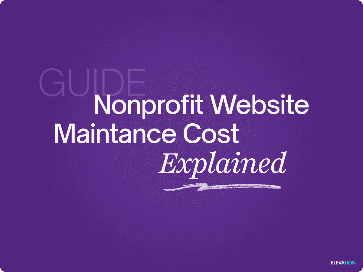 How Much Does Website Maintenance Cost for Nonprofits?
