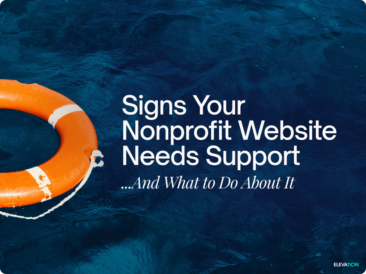 Signs Your Nonprofit Website Needs Support (And What to Do About It) Image