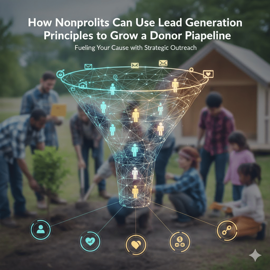 How Nonprofits Can Use Lead Generation Principles to Grow a Donor Pipeline